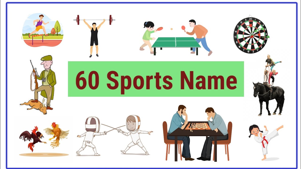 🌟60 Sports Illustrated: A Visual Symphony of Sporting Excellence 🏅✨| Sports Vocabulary