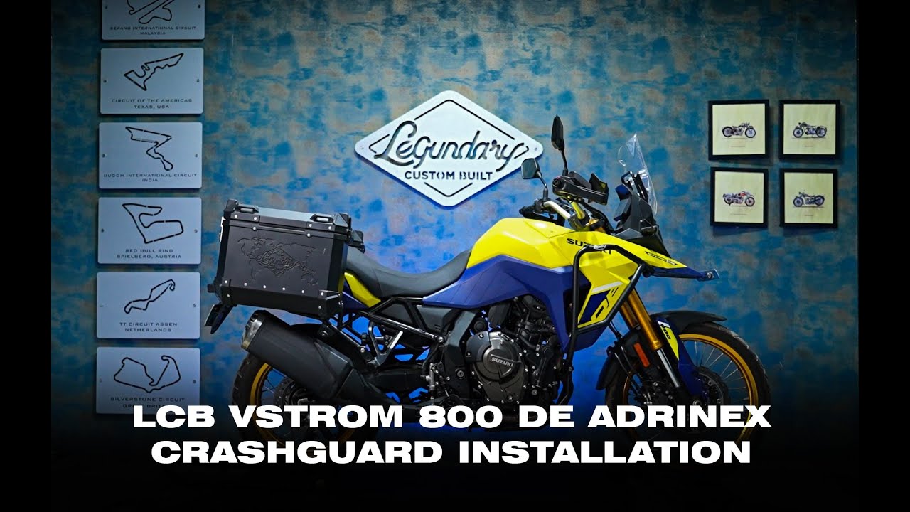 Legundary Adrinex Crash Guard Installation | Suzuki V Strom 800DE