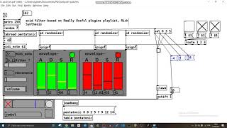 Famous acid_filter fun - pure data patch Wealth