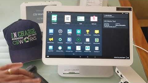Clover POS and Negative Tender Complex transaction demo. Splitting payment after partial payout.
