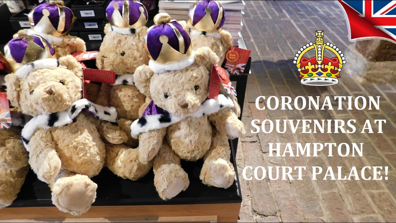 King Charles III Coronation Souvenirs at Hampton Court Palace! 😄👑 