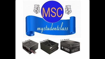 Computer Power Supply Unit SMPS | NON-Modular ,SEMI-Modular & FULL-Modular | Modern type SMPS psu