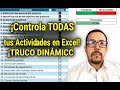 😱 Controla TODAS tus actividades en Excel ¡TRUCO DINÁMICO!