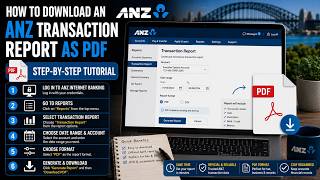 How to Download an ANZ Transaction Report as PDF | Step-by-Step Tutorial