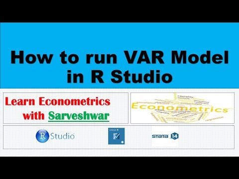 Wie VAR-Modell in R Studio laufen