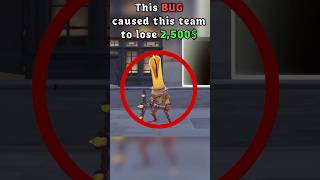 This BUG made this team lose 2,500$ in DEADLOCK!