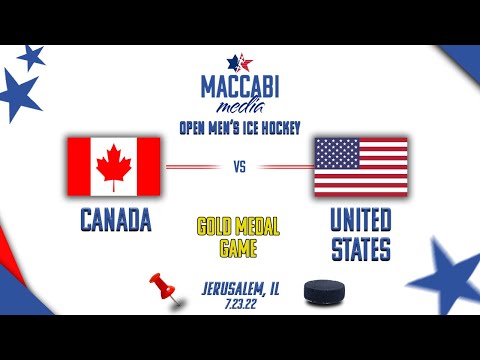 2022 Maccabiah Games - Open Men's Ice Hockey Final - USA vs. Canada