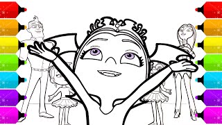 Vampirina Ballerina Coloring Pages for Kids