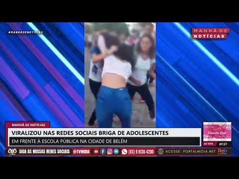 Briga entre adolescentes da cidade de Belém viraliza nas redes sociais