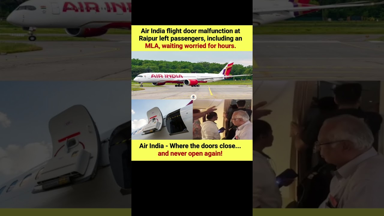 Air India Flight Door Malfunction in Raipur Leaves Passengers Worried 