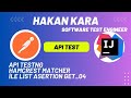 API TestNG Hamcrest Matcher İle Listteki Datayı Asertion Yapma GET_04