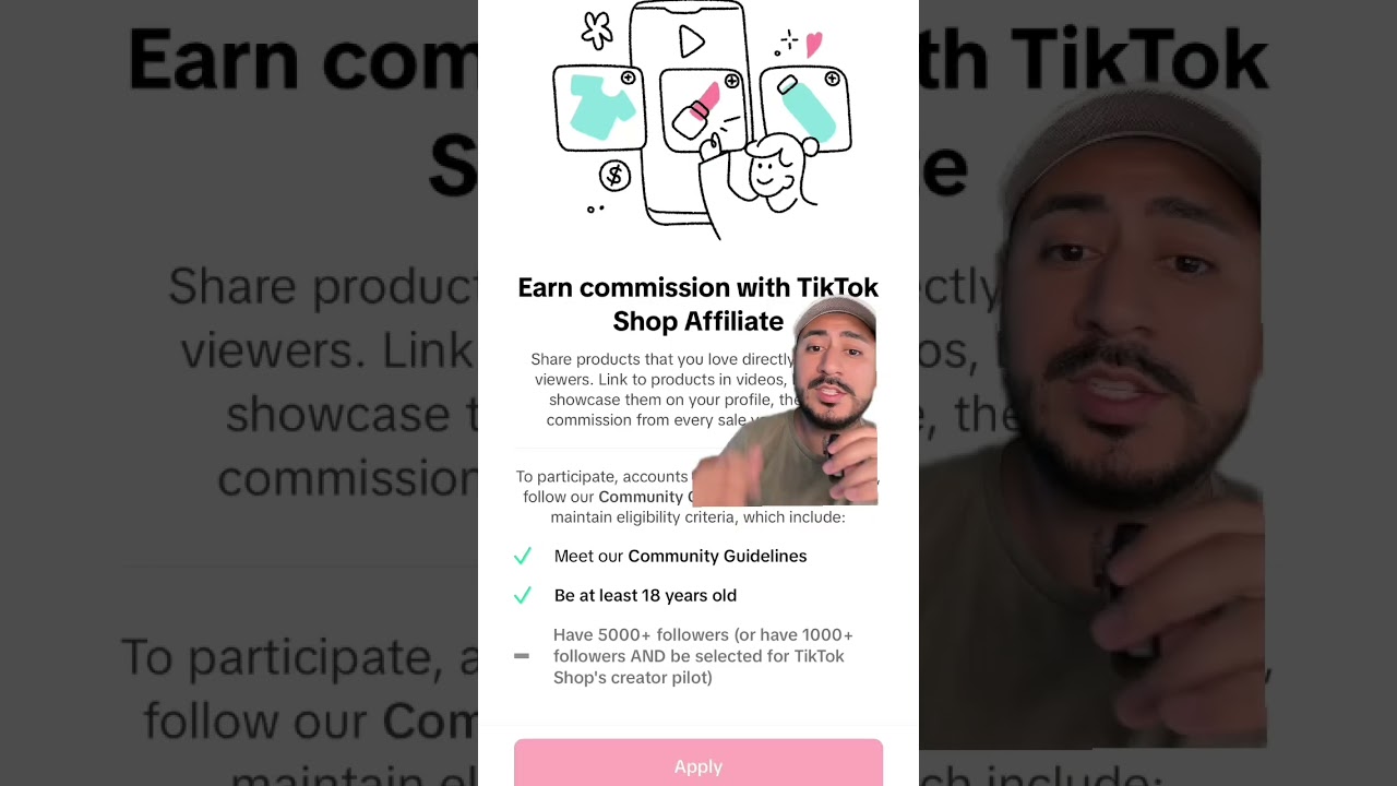 Как подать заявку на участие в программе TikTok Shop Creator
