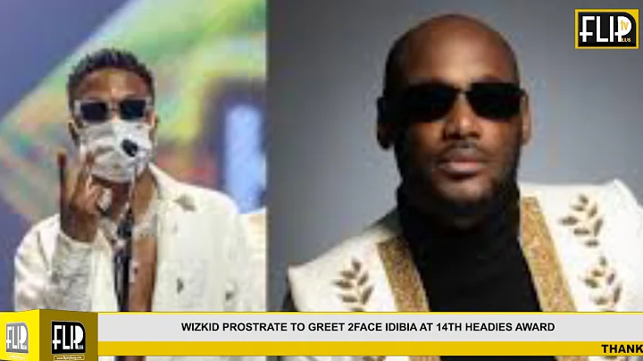 WIZKID PROSTRATE TO GREET 2FACE IDIBIA AT 14TH HEADIES AWARD + IYABO OJO EMERGES BEST DRESSED