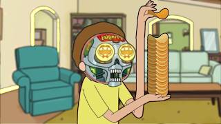 Mortys 1 million Layer pringles chip stack