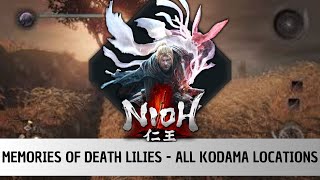 Nioh - MEMORIES OF DEATH-LILIES - 100% Kodama & Hot Spring locations - Trophy/Achievement [ENG]