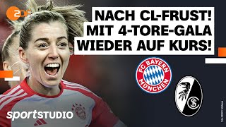 FC Bayern München – SC Freiburg Highlights | FrauenBundesliga, 12. Spieltag 2023/24 | sportstudio