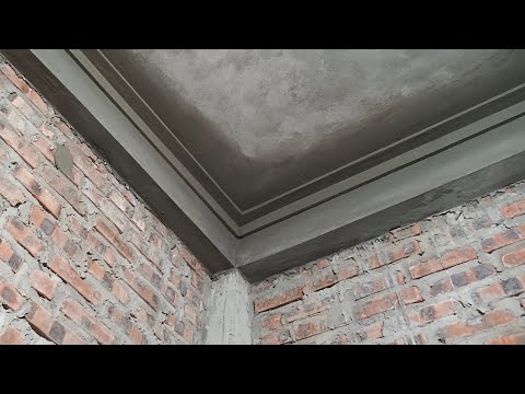 Video Phào Chỉ Trần Nhà Đẹp.Cách Đắp Nẹp Phào Chỉ Vuông |Góc... - youtube
