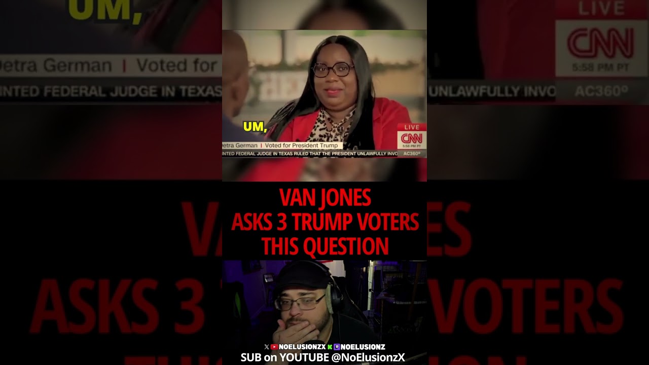 Van Jones SHOCKED by Black Voters' Trump Choice!