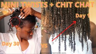 HOW I MOISTURIZE MY MINI TWISTS + CHIT CHAT WITH ME ABOUT BRAND DEALS