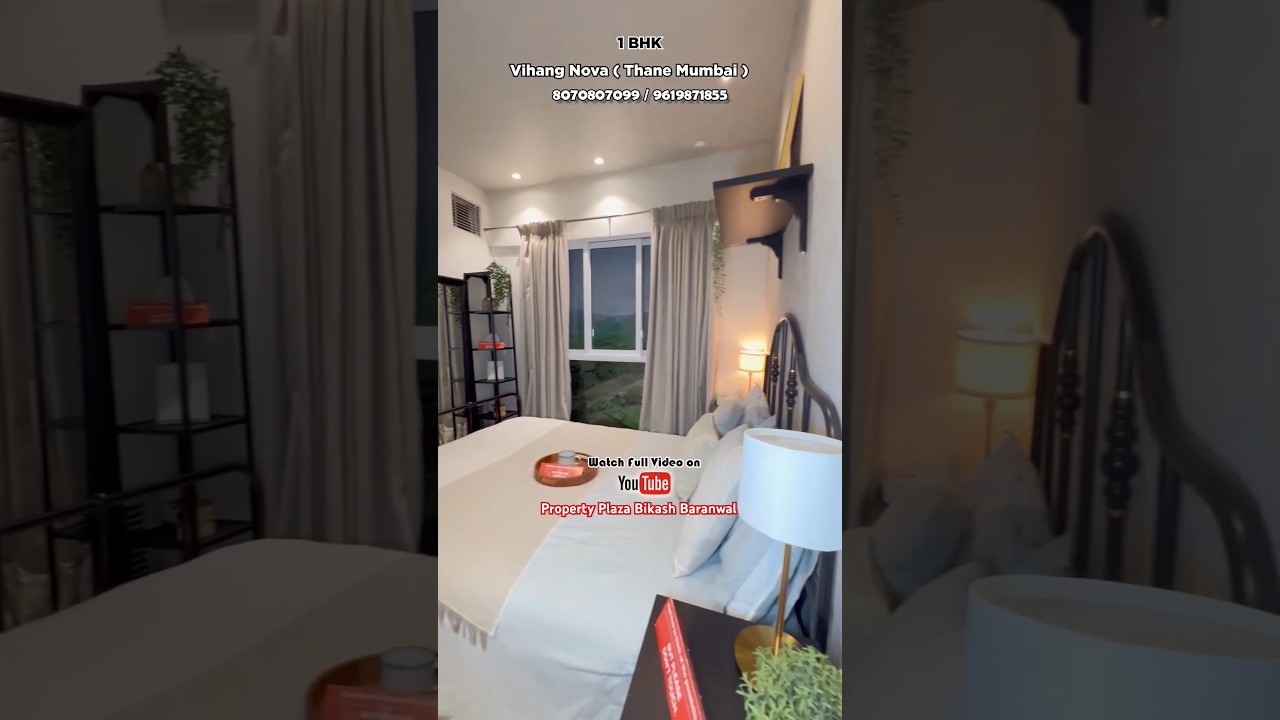 Vihang Nova Thane West // Luxurious 1bhk Sample Flat Tour // 