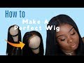 Very Detailed !! Making a WIG using 13x6 Lace Front & Install | #klaiyihair