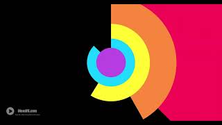 4K Circle Radius Flat Transition - Free Video Footage