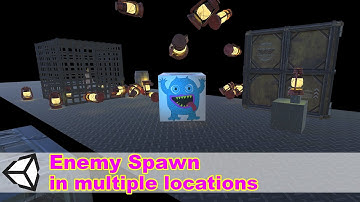 Enemy Spawn in Multiple Locations with Inputs - Intro To Unity Lesson12