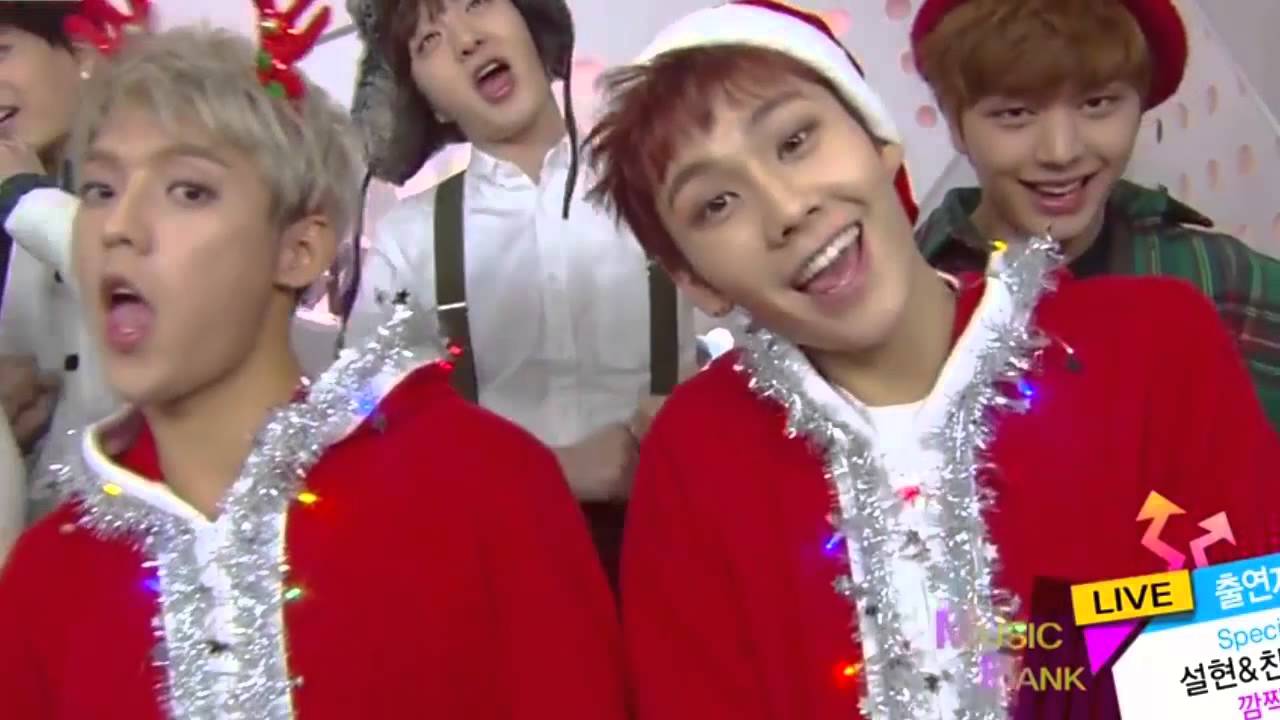 141212 AOA(에이오에이) & BTOB(비투비) Interview Music Bank