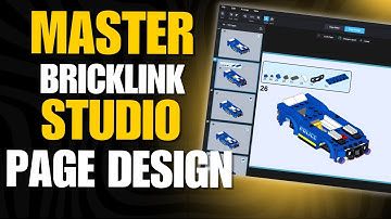 Master Bricklink STUDIO Page Design Interface: Build Pro LEGO Instructions!