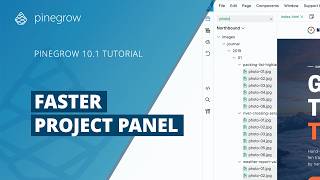 Full Faster Project Panel for Websites with Thousands of Files | Pinegrow 10.1 News
