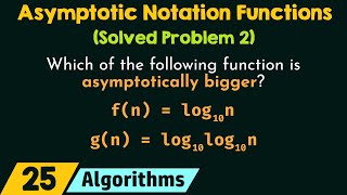 Functions in Asymptotic Notations (Solved Problem 2)