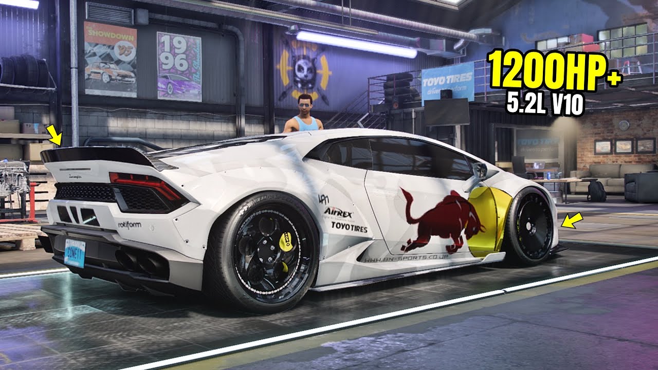 Need for Speed Heat Gameplay 1200HP+ MAD MIKE HURACAN