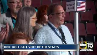 HEARTBREAKING. Brother Larry Sanders cries thru vote for BERNIE SANDERS - Democratic Convention