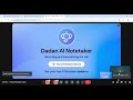 Record & Summarize Your Meetings Automatically with dadan AI