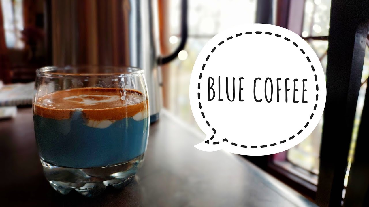 Enjoy a BLUE LATTE / ASMR Video