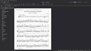 Saxophone Etude 31 - Rex Djere