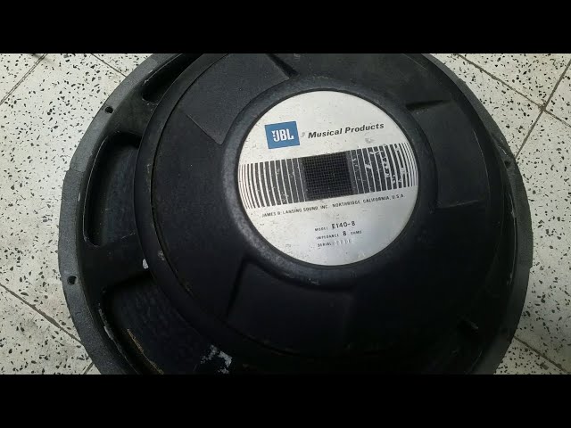 JBL E-140 original speaker driver | Jericho Mobile - YouTube