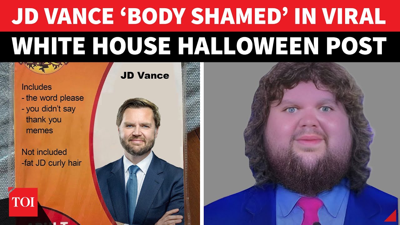 what did jd vance dress up as for halloween Costume Inspired by Viral Meme US Vice President JD Vance
