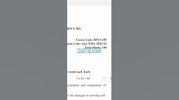 #ignou #assignments #trendingshorts #viralvideo  #ignousolvedassignment  #BPCS-185