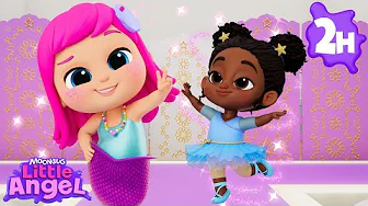 Catwalk Queens 👗 Jill & Ayo’s Fashion Show Song +More! | Little Angel Kids Songs & Nursery Rhymes