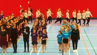 Indmarch Vildbjerg gymnastikforenings gymnastikopvisning 2018