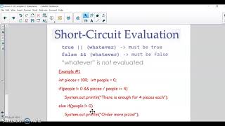 Short Circuit Evaluation