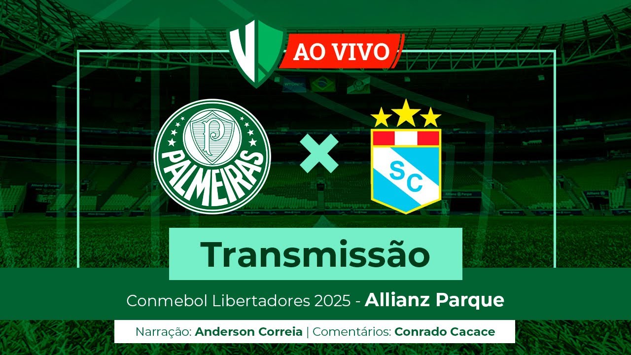 Palmeiras x Sporting Cristal - Transmissão ao vivo! - YouTube