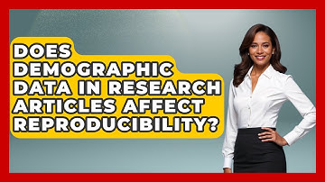 Does Demographic Data in Research Articles Affect Reproducibility? | Demographic Data Answers News
