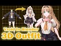 [3D Vtuber showcase] Lurrea Uniform | Vroid to Blender | Commissions Open!