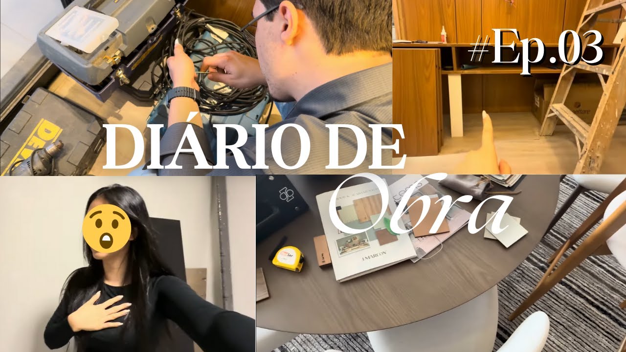 #03 DIÁRIO DE OBRA | SPOILER DA NOSSA SUITE E QUASE DEU RUIM COM A...😳