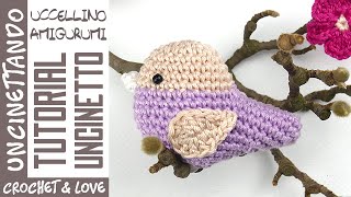 Come fare un Uccellino Amigurumi Passo a Passo - Tutorial Uncinetto