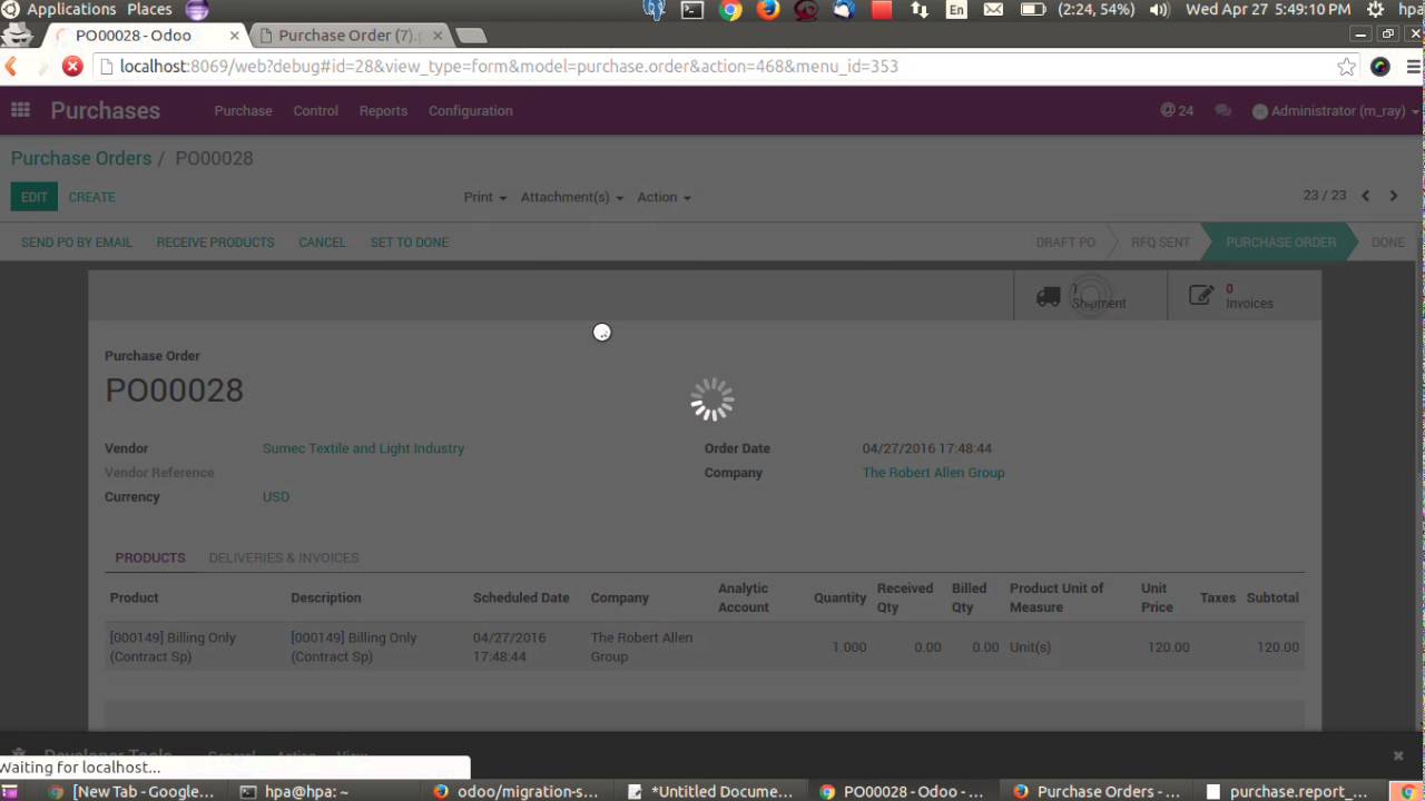 Shipping Address On Purchase Order