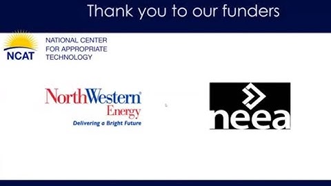 Commercial Building Session: Innovative Energy Efficiency Technologies and the Energy Code