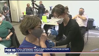 Phoenix Union High School District opening up some of its campuses as COVID-19 vaccination sites